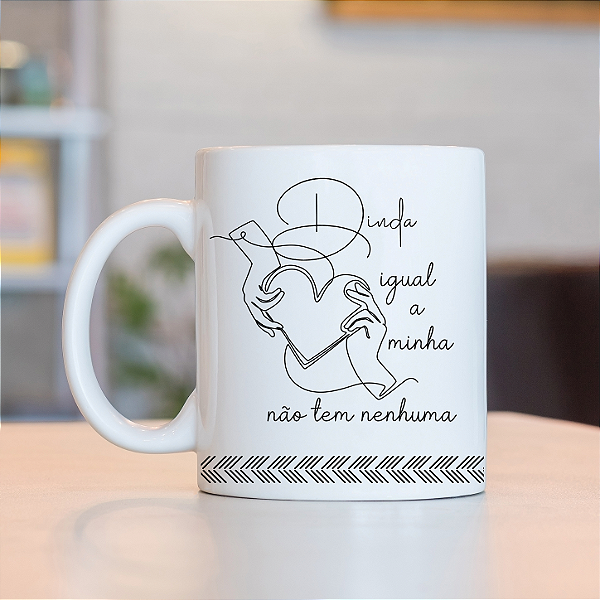 Caneca Personalizada para Padrinhos de Batismo – 325 ml