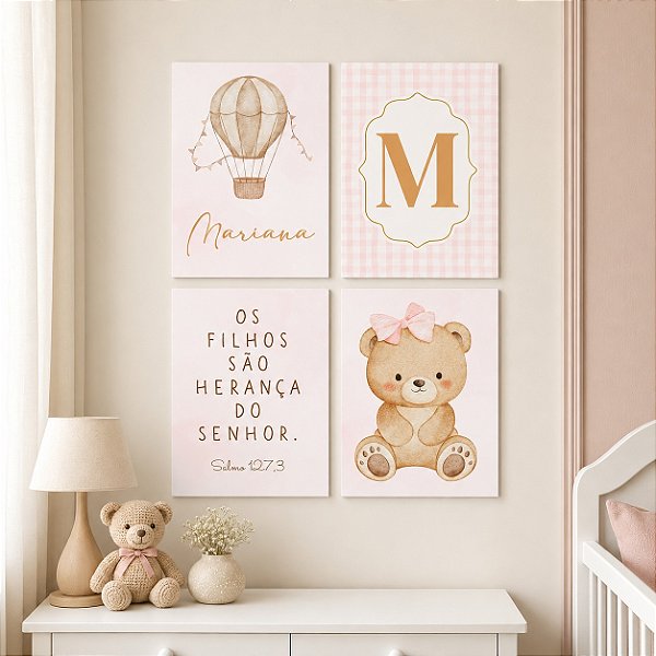 Kit de Quadros Decorativos Personalizados
