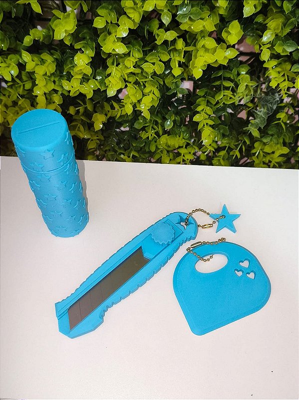 Kit Estilete + quebrador De Lâmina + espátula