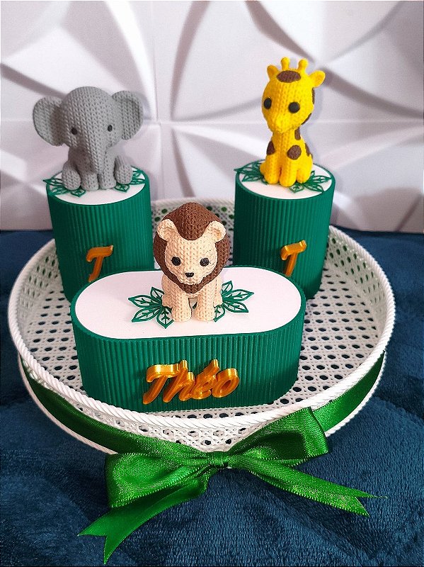 Kit Higiene Bebê Personalizado – Safari