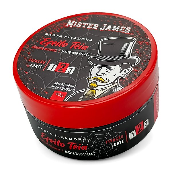 Pomada Modeladora Efeito Teia Mister James 90g