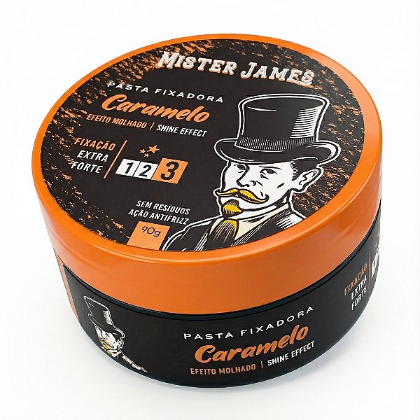 Pomada Modeladora Caramelo Mister James 90g