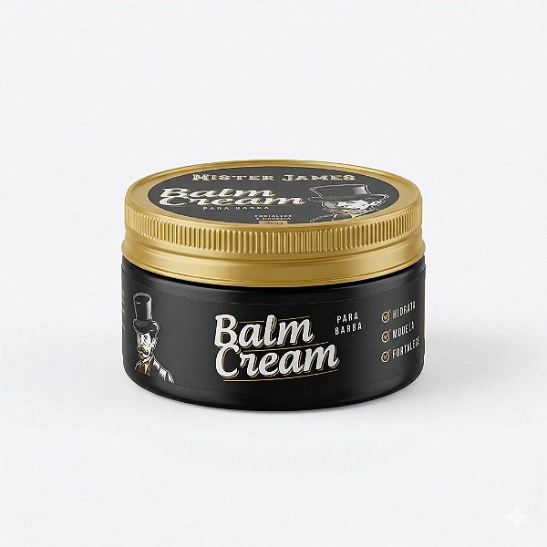 Balm Cream Para Barba 90g Mister James