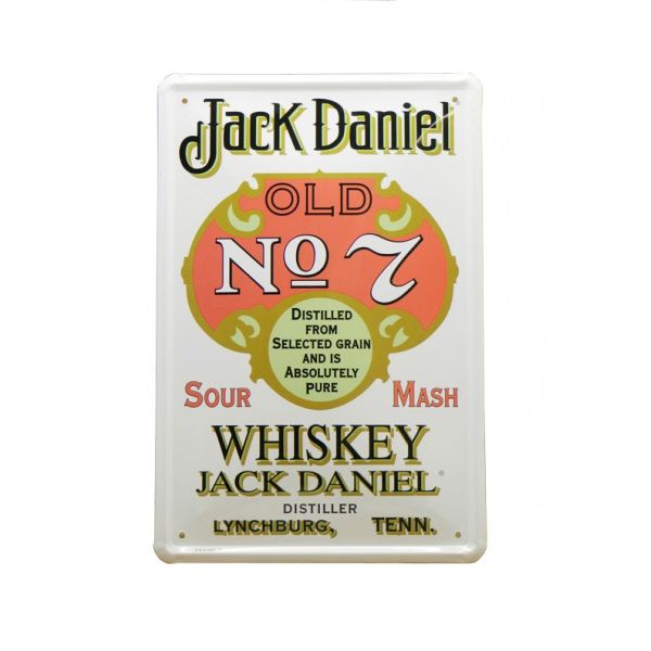 Placa Decorativa Metal Personalizada Jack Daniels