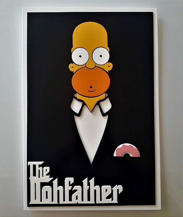 Quadro Decorativo Homer The Dohfather