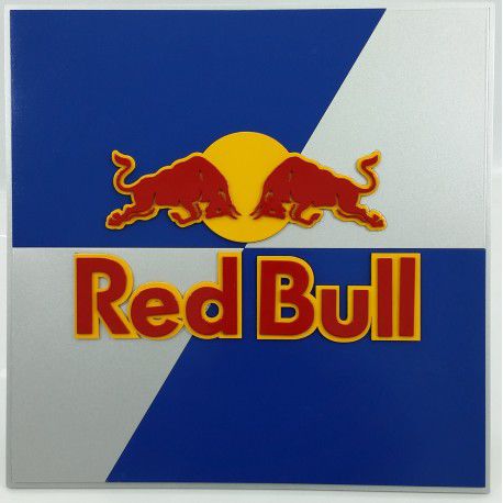 Placa Decorativa Red B 3d Mdf Laca