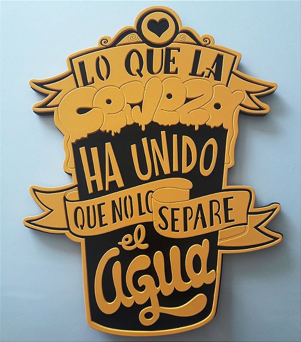 Quadro Lo Que La Cerveza