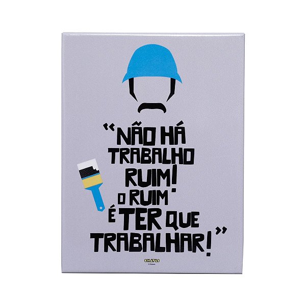 Placa Metal Sr. Madruga Chaves 26x20x1cm