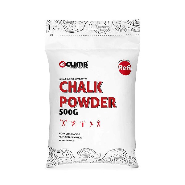 Magnésio Refil Chalk Powder 500G 4Climb