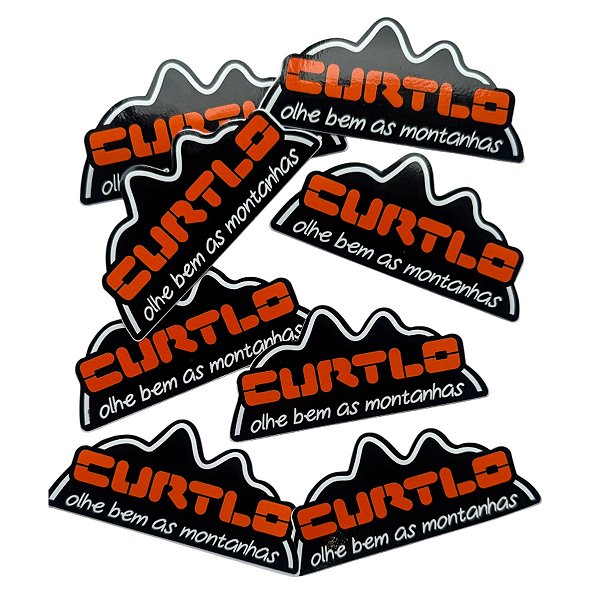 Adesivo Olhe bem as Montanhas Curtlo