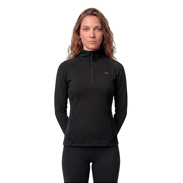 Blusa Segunda Pele Térmica Polartec Power Stretch Pro Feminino Solo