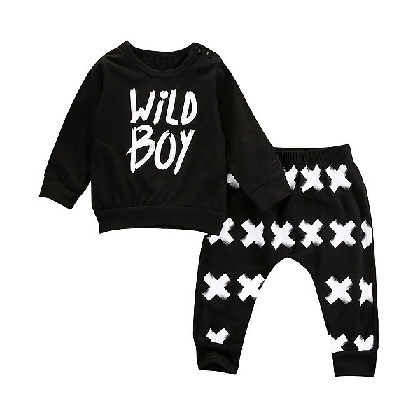 Conjunto Bebê Wild Boy Calça Saruel
