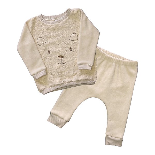 Conjunto Bebê Inverno Microsoft Ursinho