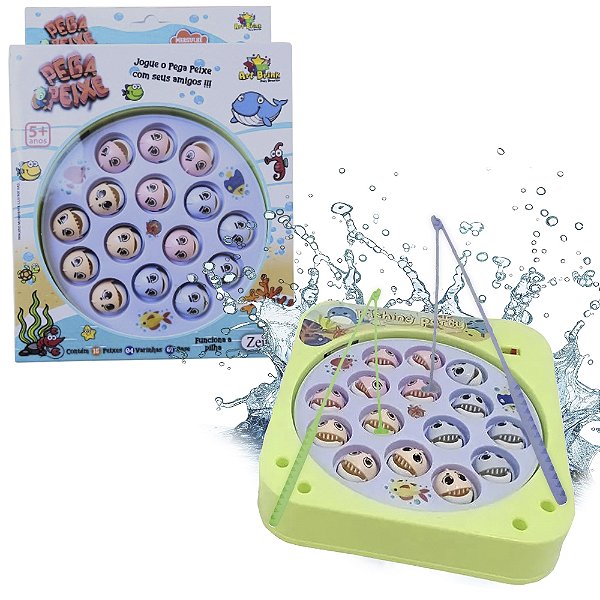 Brinquedo Infantil Pesca Pega Peixe Pesca Maluca