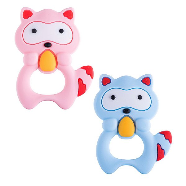 Mordedor Bebê Massageador Gengiva Guaxinim