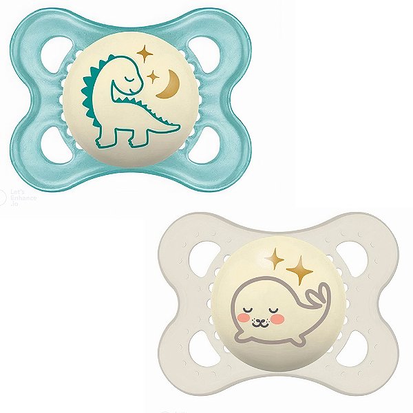 Chupeta Mam Original Night Azul 0-6 Meses Brilha No Escuro