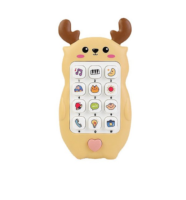 Brinquedo Telefone Celular Musical Baby Alce