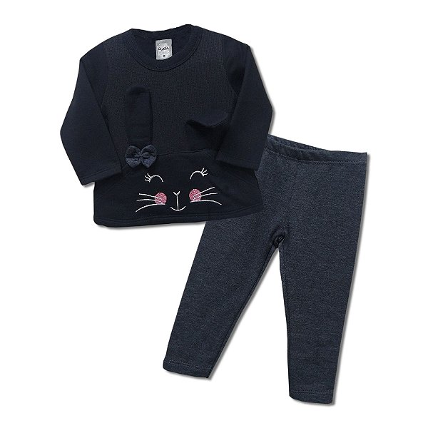 Conjunto Bebê Gatinha