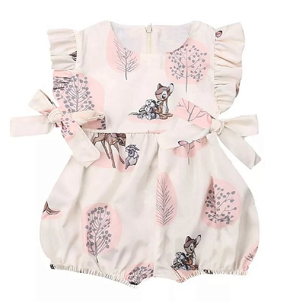 Macacão Curto estampas Bambi