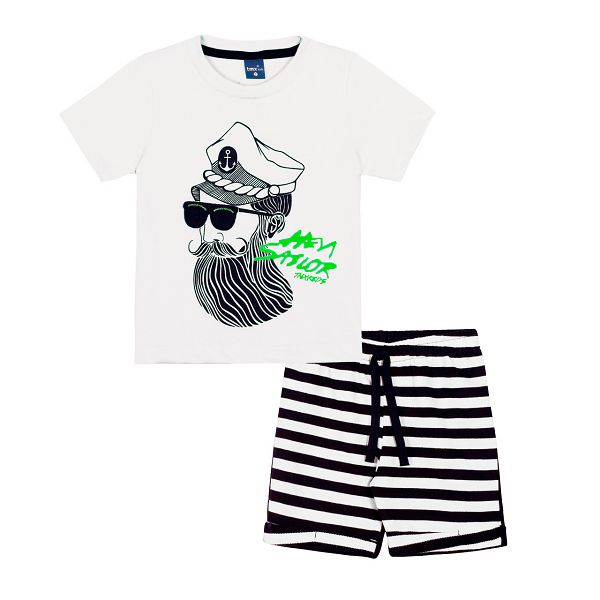 Conjunto Infantil Marinheiro Óculos Interativo