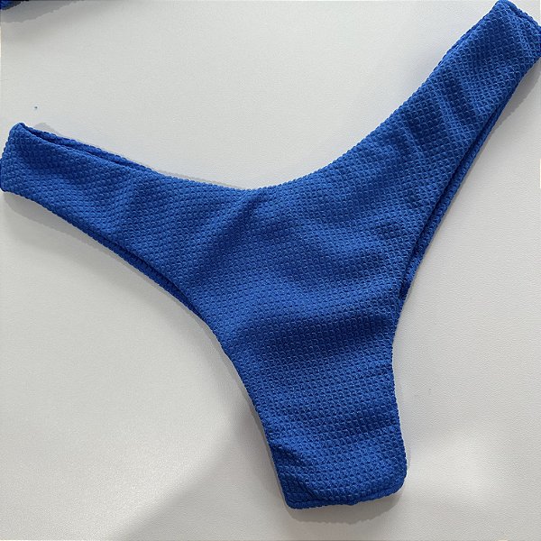Calcinha Asa Delta Fio Duplo Estampa shine azul 012  (BUSTO NÃO INCLUSO)