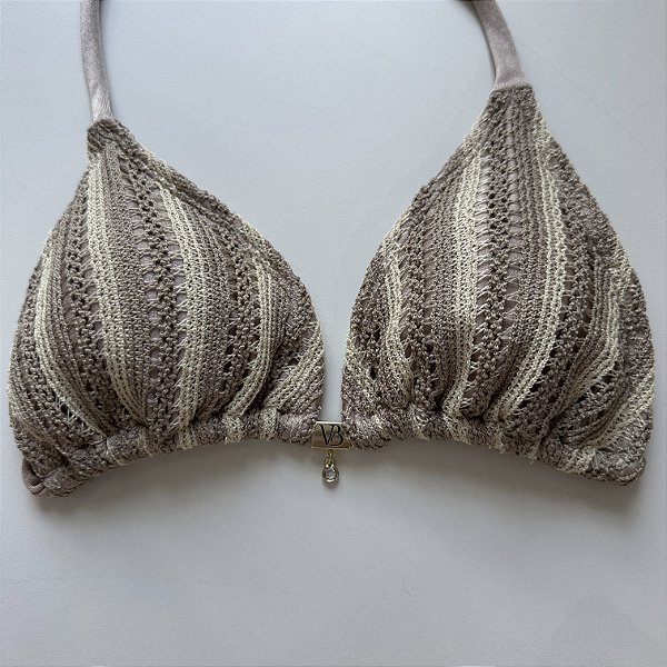 Cortininha com Bojo Removível 014 Trancoso nude ( CALCINHA NÃO INCLUSO)