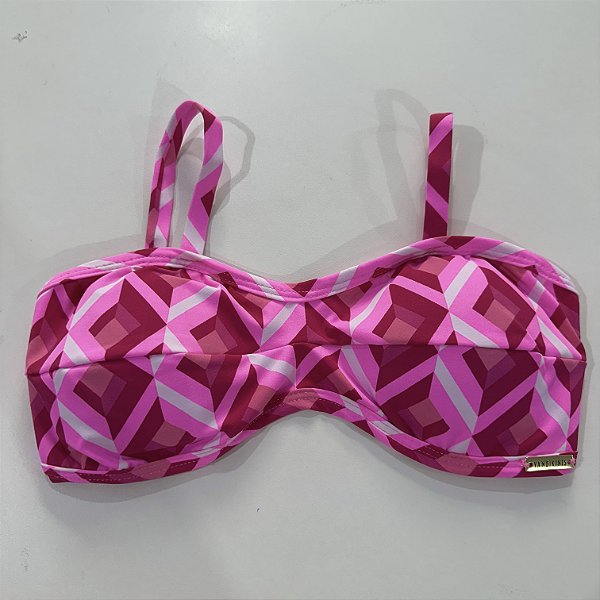 Top com bojo removível 2304 Estampa Salvador ( CALCINHA NÃO INCLUSO)