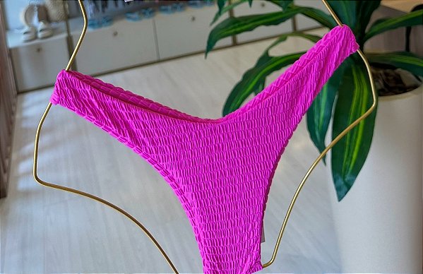 Calcinha Asa Delta Fio 012 tecido Veneza rosa ( BOJO NÃO INCLUSO)