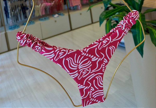 Calcinha 013 fru-fru largo fio duplo Estampa Havana (BUSTO NÃO INCLUSO)