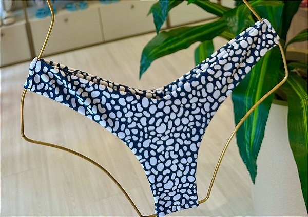 Calcinha 012 Asa Delta Fio Duplo Estampa Copacabana (BUSTO NÃO INCLUSO)