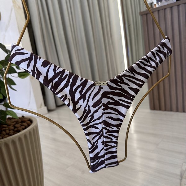 Calcinha 012 Asa Delta Fio Duplo Estampa Pantanal (BUSTO NÃO INCLUSO)