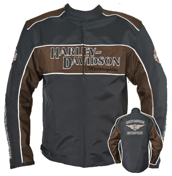 Jaqueta Harley Davidson Impermeável Tradicional Marrom