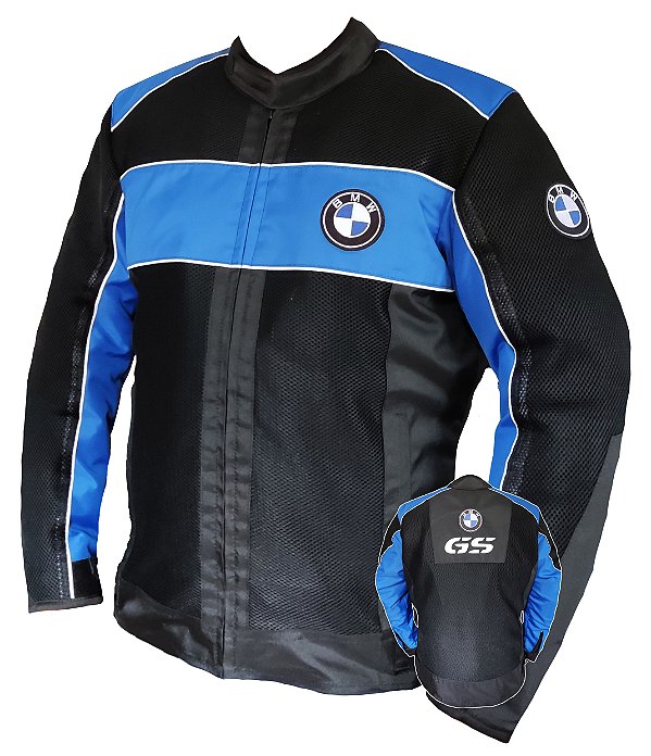 Jaqueta BMW GS modelo Verão Tradicional Azul