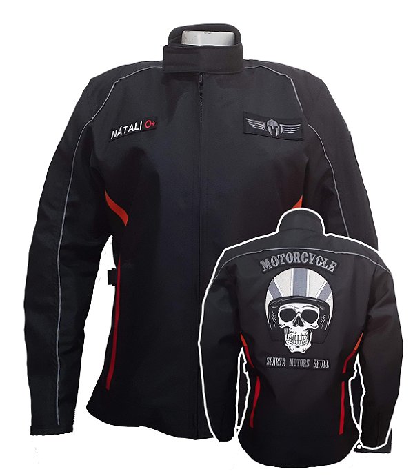Jaqueta Sparta Skull Feminina Impermeável