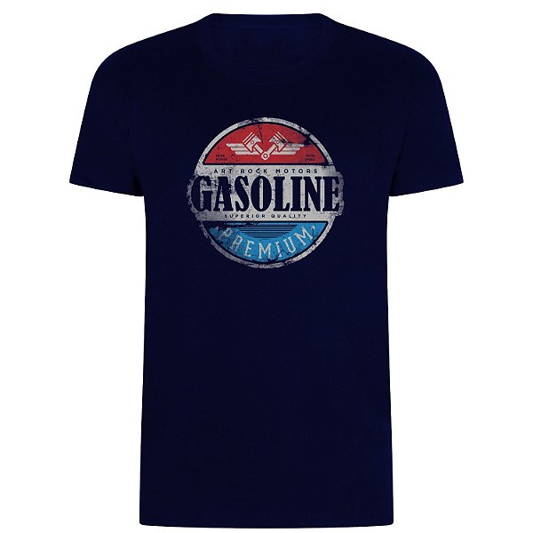 Camiseta Gasoline Marinho