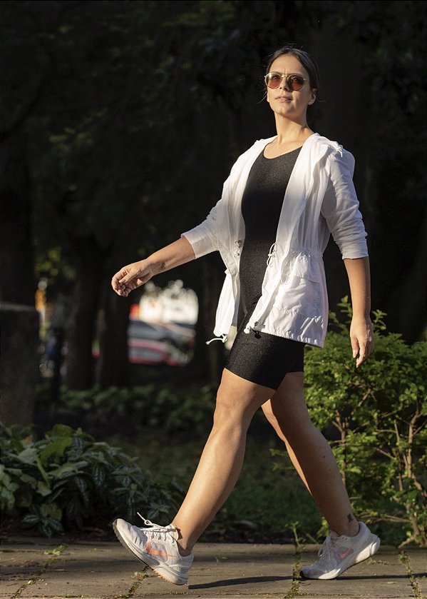 PARKA CELINA CORTA VENTO BRANCA