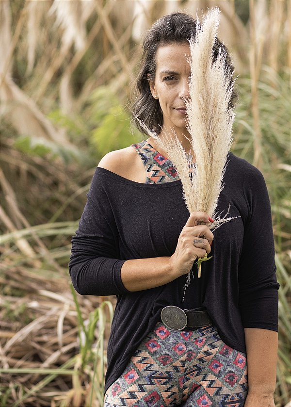BLUSA  PINA ML PRETO