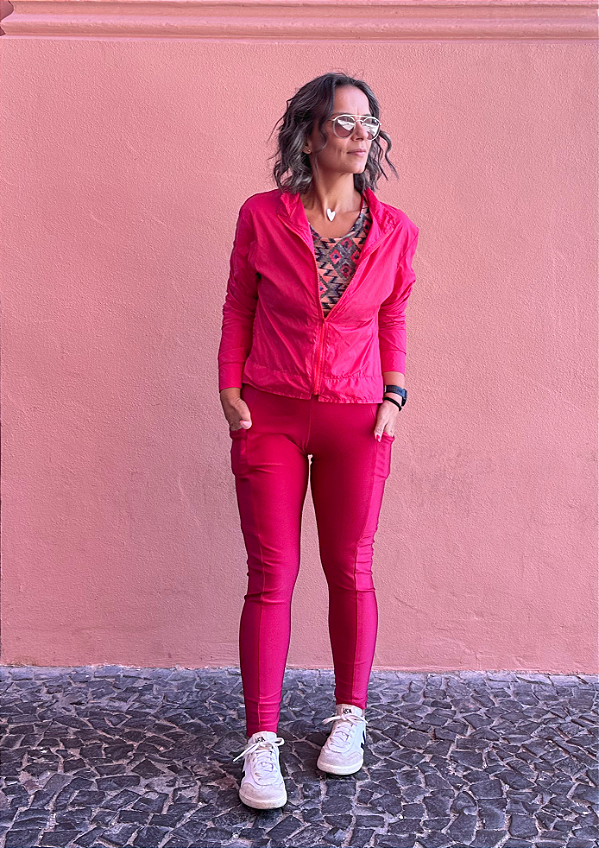 LEGGING KLARA BOLSOS VERMELHA