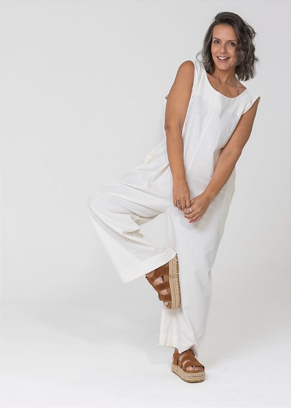 MACACÃO TERESA OFF WHITE