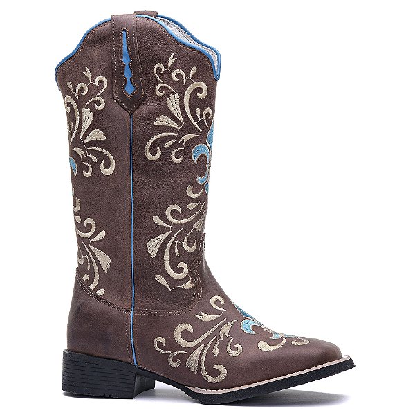 bota country azul
