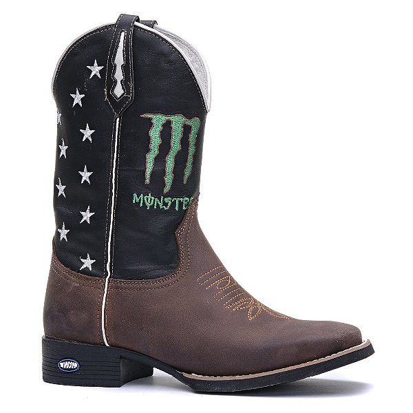 bota country masculina preta