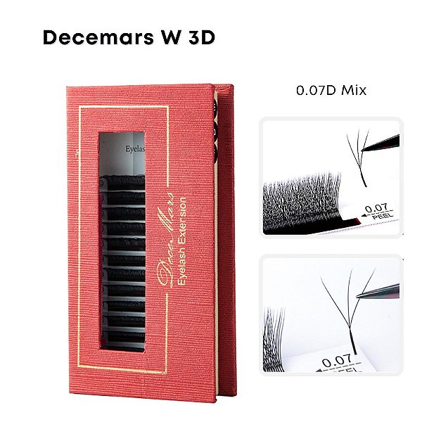 Cílios Decemars 3D Mix ( 0.07D )