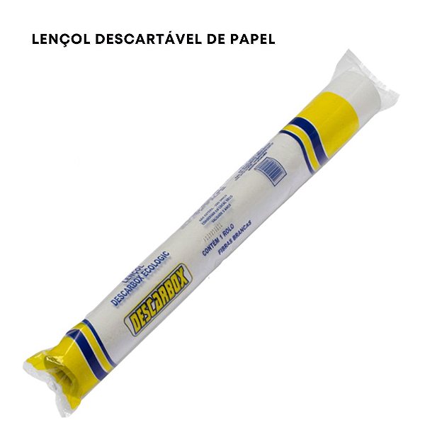 Lençol Descartável Premium - 50cm x50metros - DESCARBOX