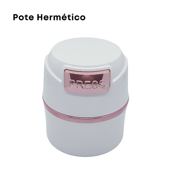 Pote Hermetico Branco/Rosê