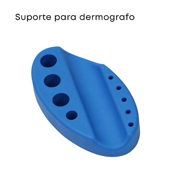 Suporte Azul para Caneta de Dermografo