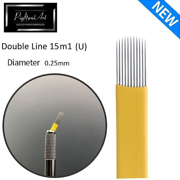 Lâmina Double Line 15m1 em U