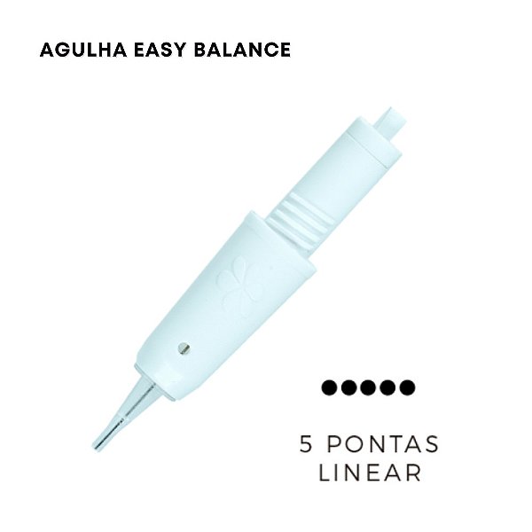 Agulha 5 PontaS Linear Easy Balance Mag ( DermoMagPen EASY )