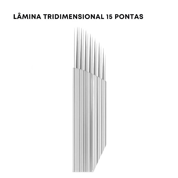 Lamina Tridimensional 15 pontas