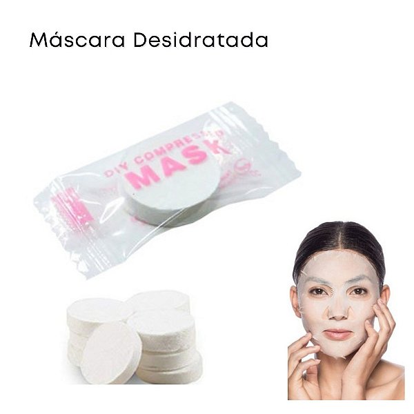 Máscara Desidratada para limpeza facial