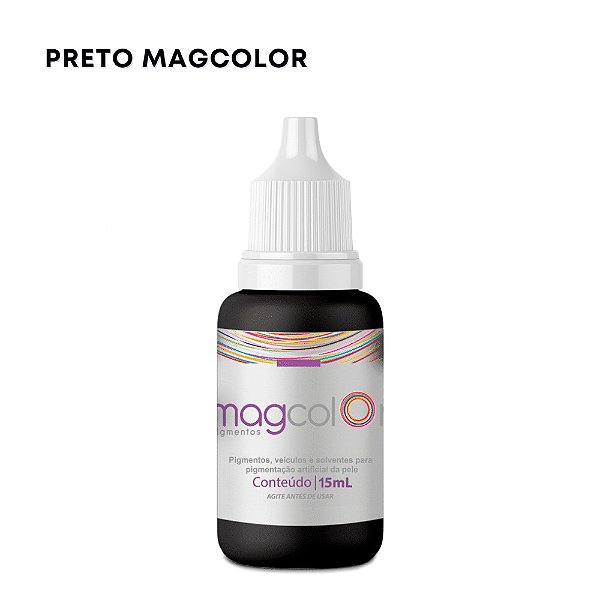 Pigmento Mag Color 15ml Preto
